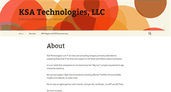 Desktop Screenshot of ksatechnologies.com